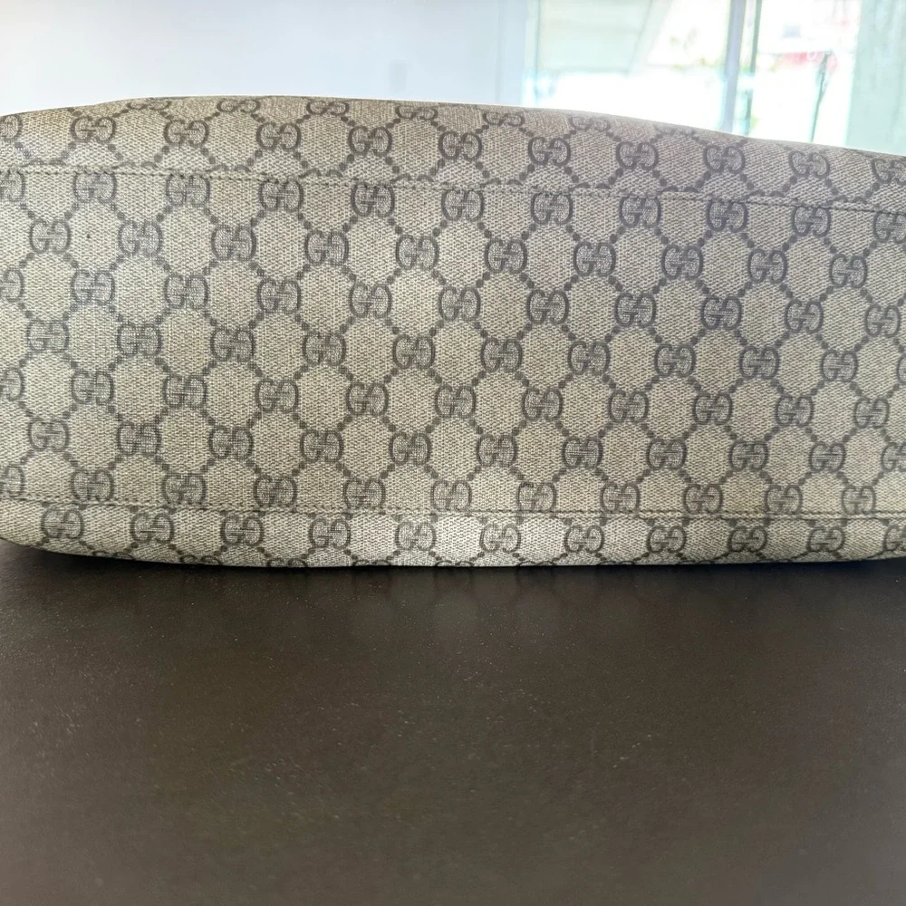 Gucci Beige Brown GG Canvas Messenger Baby Bag